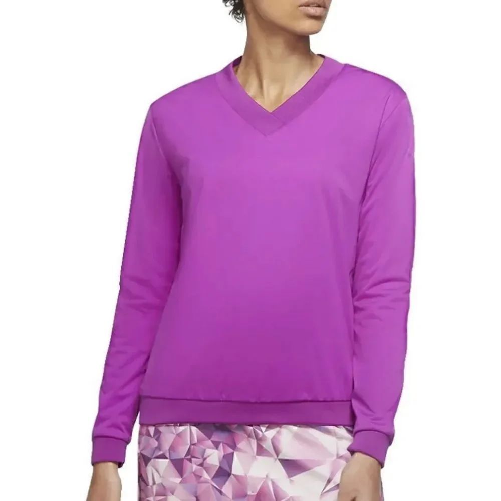 Nike Shield Women's Long-sleeve Golf
Pullover in Vivid Purple Size M NWOT
